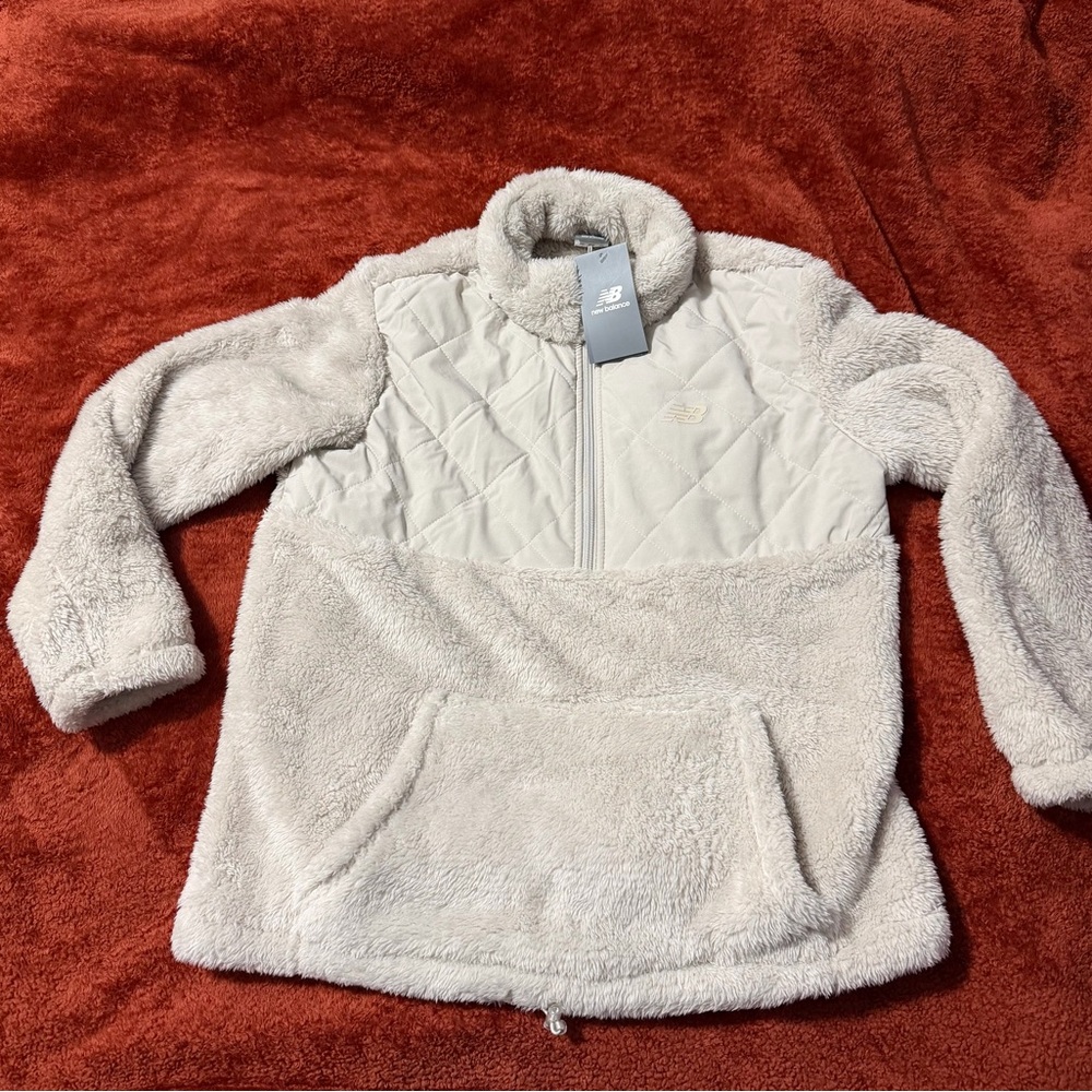New Balance Beige 1/4 Zip